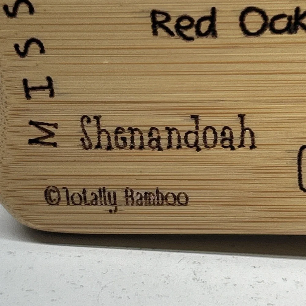 Totally Bamboo Iowa State Map Cutting Board Serving Cheese Board Kitchen Decor
